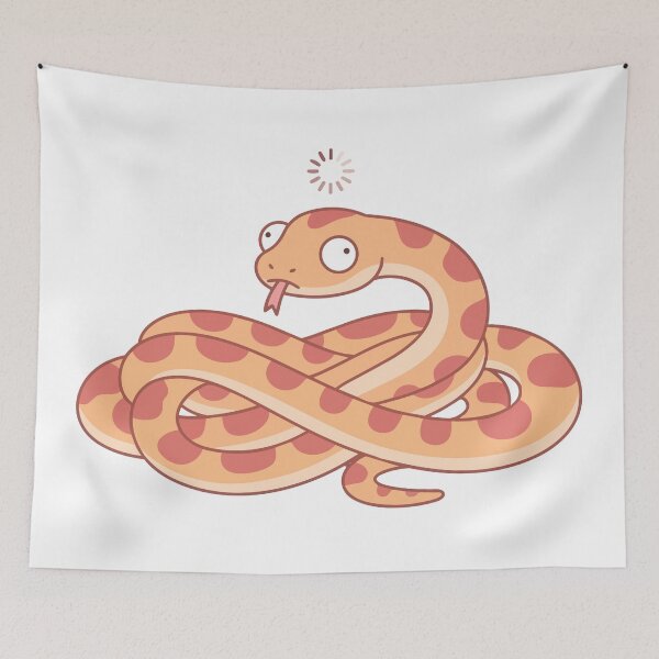Item preview, No Thoughts Just Noodle Derpy Corn Snake designed and sold by Petzzz.