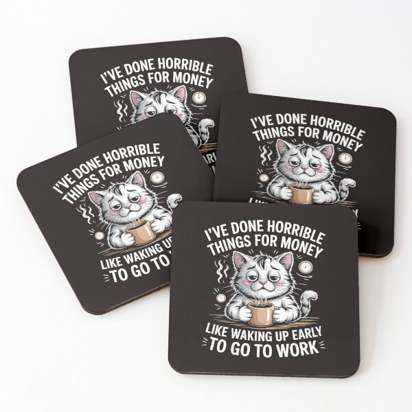Item preview, I've Done Horrible Things For Money – Work Humor Worker Meme Quote designed and sold by Redgiant87x.