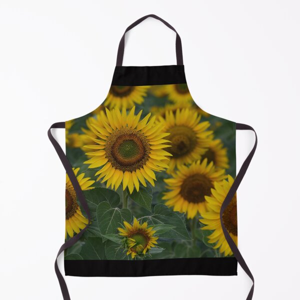 Artikelvorschau, Sunflower Field Close Up – Bright Yellow Flowers Nature Aesthetic Wall Art entworfen und verkauft von onubi.