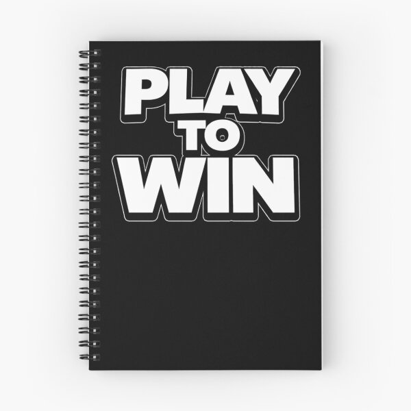 Item preview, Play To Win Motivational Quote Shirt designed and sold by Papier Atelier Art.