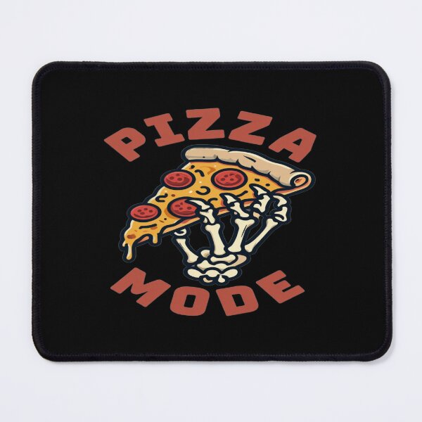 Item preview, “PIZZA MODE” Skeleton Hand Pizza Slice | Funny Edgy Food Lover Graphic | Bold Retro Design designed and sold by Bright Nest Studio.