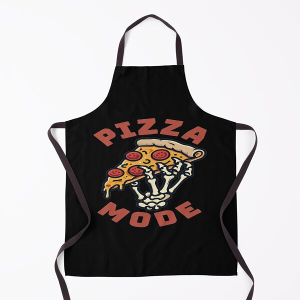 Item preview, “PIZZA MODE” Skeleton Hand Pizza Slice | Funny Edgy Food Lover Graphic | Bold Retro Design designed and sold by Bright Nest Studio.