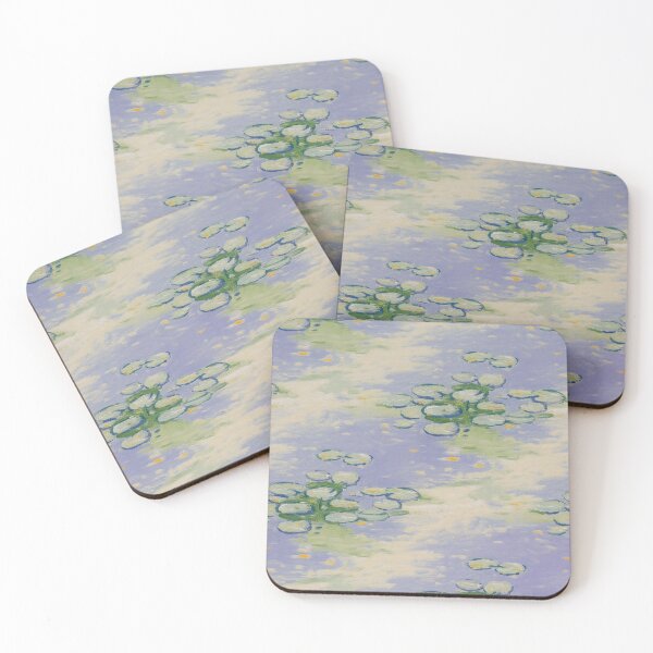 Item preview, Impressionist Water Lilies Seamless Pattern – Monet Inspired designed and sold by Midnight Veil Designs.