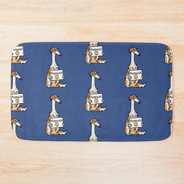 Item preview, Borzoi Dog is Happyish designed and sold by ellenhenry.