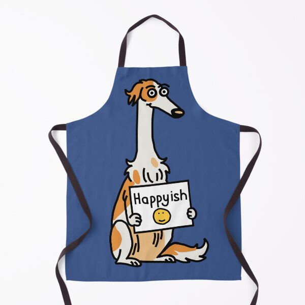 Item preview, Borzoi Dog is Happyish designed and sold by ellenhenry.