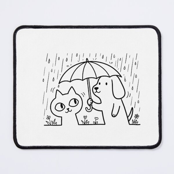 Item preview, Dogs, Cats, and Spring Rain designed and sold by COOLKJS0.