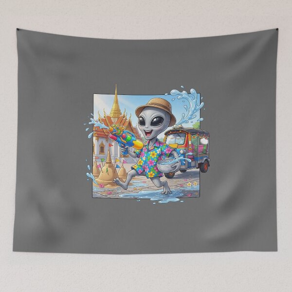 Item preview, Alien Songkran Water Festival Thailand designed and sold by Sunkhung.