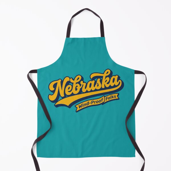 Item preview, Retro Nebraska Wind Proof Folks Vintage 70s Script Art designed and sold by Cozy-Old-Pub.