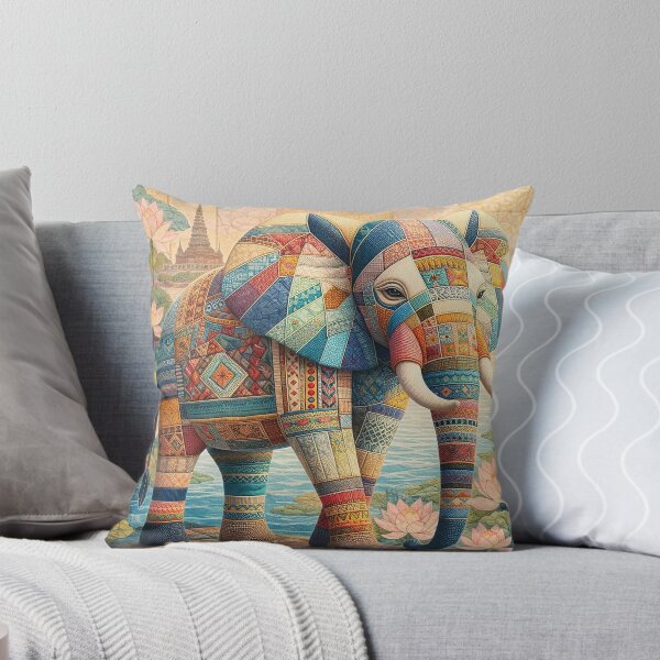 Item preview, Patchwork Elephant Harmony  designed and sold by Vanich-Panich.