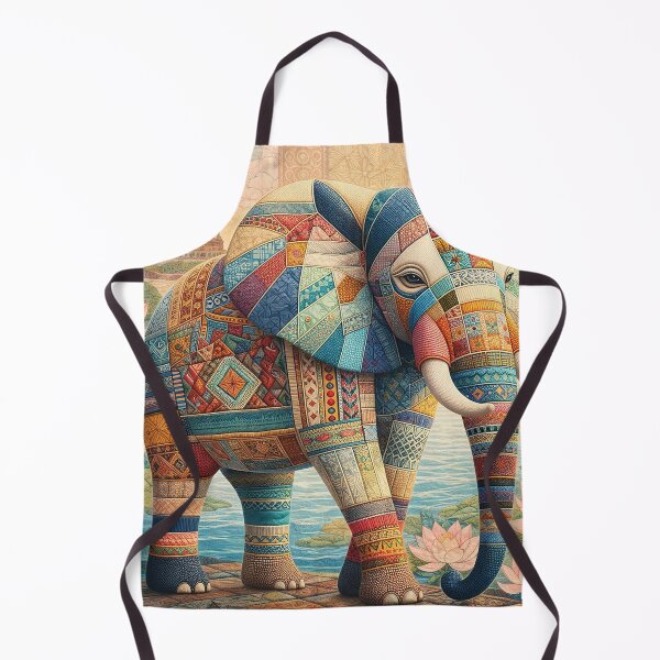 Item preview, Patchwork Elephant Harmony designed and sold by Vanich-Panich.