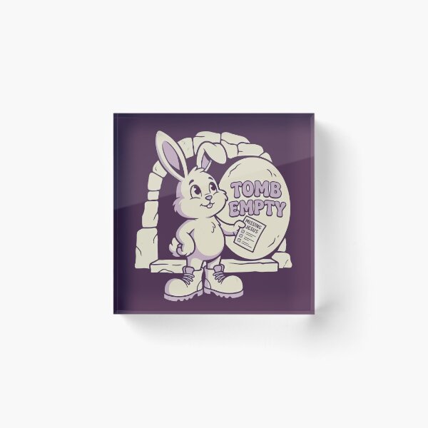 Item preview, Funny Tomb Empty Missing Jesus Bunny designed and sold by FlashCraft Design.