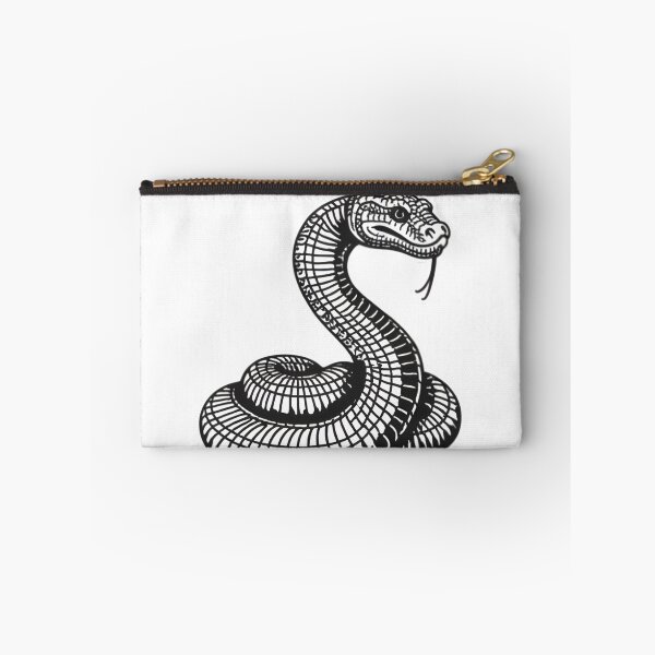Item preview, Coiled Cobra Snake – Bold Tribal Line Art Design designed and sold by Kavya Art.
