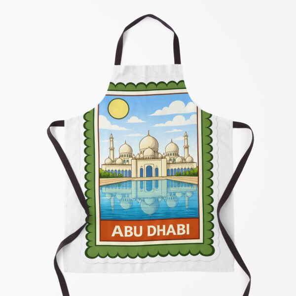 Item preview, Abu Dhabi Sheikh Zayed Grand Mosque Travel Stamp Sticker Magnet designed and sold by CLOUTKULT.
