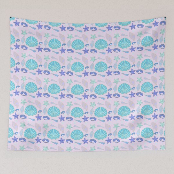 Item preview, Purple and Blue Shells with Gold Trim designed and sold by jshuphotography.