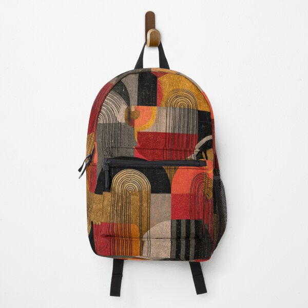 Item preview, Mid-Century Modern Abstract Art – Geometric Shapes in Earth Tones – Retro Modern designed and sold by GrinGalore.