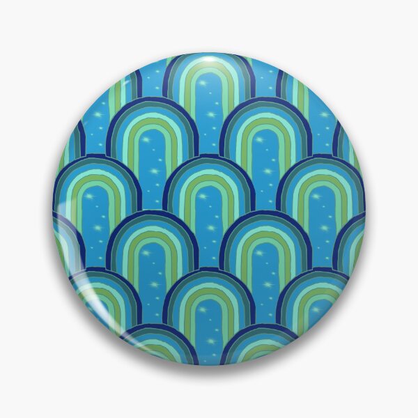 Item preview, Groovy Nights Pattern in Blue designed and sold by jshuphotography.