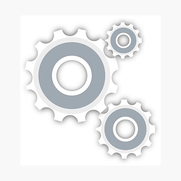 Gear Cog Wheel Photographic Print