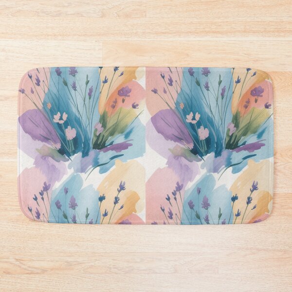 Item preview, Impressionist Lavender Bouquet Seamless Pattern designed and sold by Midnight Veil Designs.
