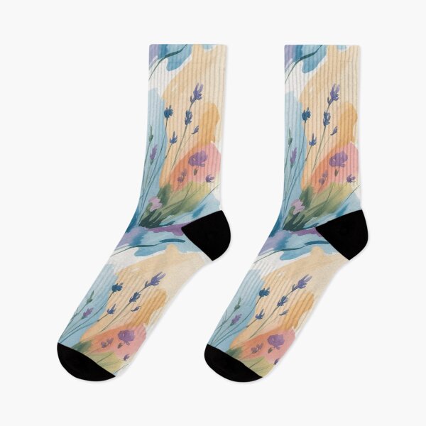 Item preview, Impressionist Lavender Bouquet Seamless Pattern designed and sold by Midnight Veil Designs.