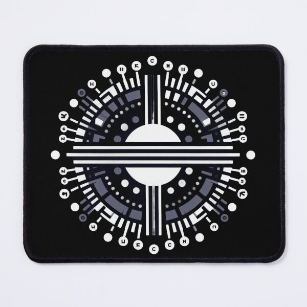 Item preview, Geometric Circuit Symbol – Futuristic Abstract Design designed and sold by Dogandesighn.