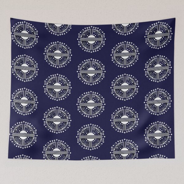 Item preview, Geometric Circuit Symbol – Futuristic Abstract Design designed and sold by Dogandesighn.