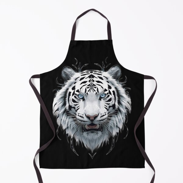 Item preview, Cyber White Tiger Neo-Tribal Streetwear Graphic designed and sold by Quotable Gear.