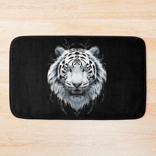Item preview, Cyber White Tiger Neo-Tribal Streetwear Graphic designed and sold by Quotable Gear.
