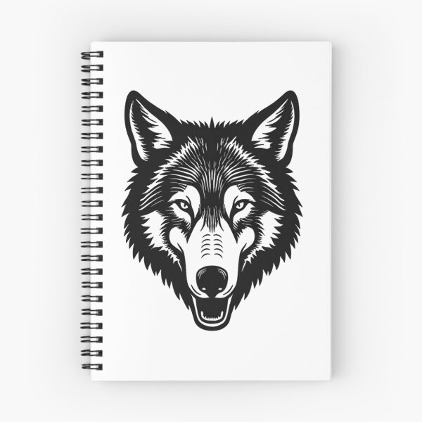 Item preview, Shadow Wolf – Dark Minimalist Predator Design designed and sold by Kavya Art.