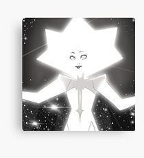 White Diamond Canvas Print
