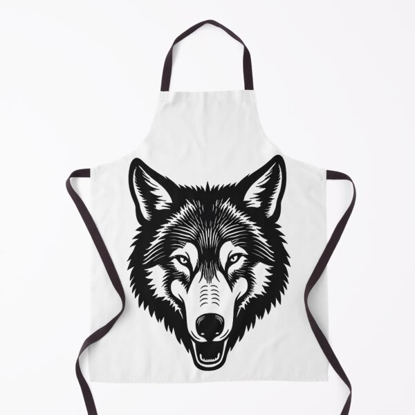 Item preview, Shadow Wolf – Dark Minimalist Predator Design designed and sold by Kavya Art.