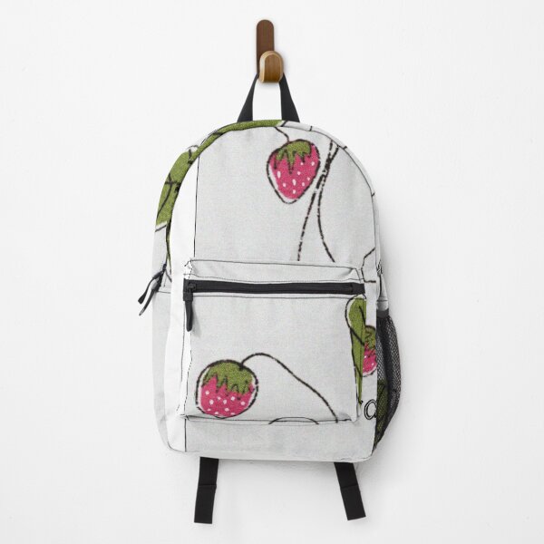 Item preview, Minimal Poster with Wild Strawberry Illustration.Botanical Poster with Forest Strawberries designed and sold by TaniaArtDesign.
