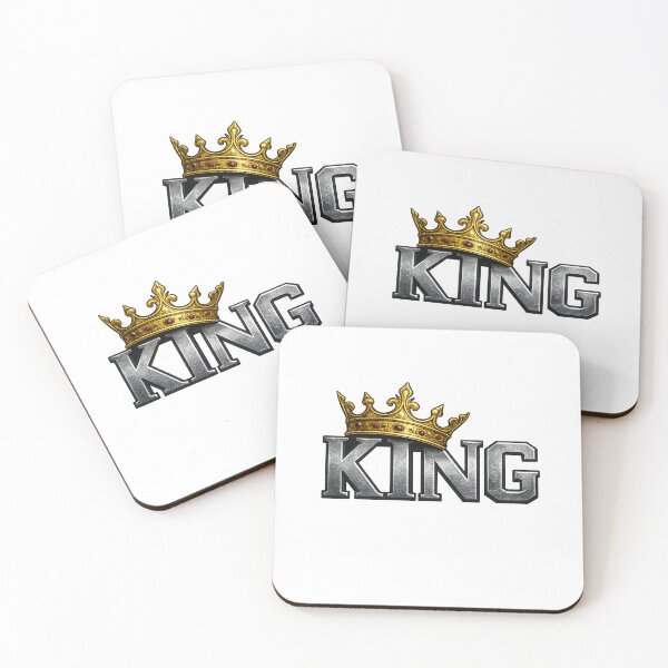 Item preview, King Crown Typography T-Shirt | Royal Metallic King Streetwear Design designed and sold by IconicDesignsXd.