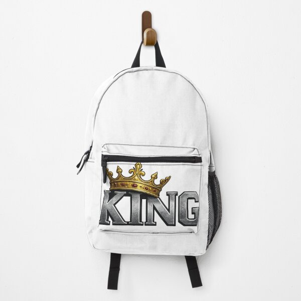 Item preview, King Crown Typography T-Shirt | Royal Metallic King Streetwear Design designed and sold by IconicDesignsXd.
