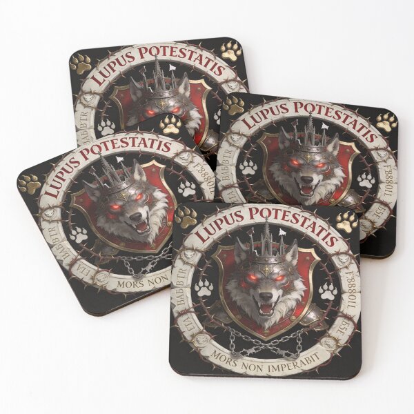Item preview, LUPUS POTESTATIS - Band Logo designed and sold by GeoWhimsy Studio.