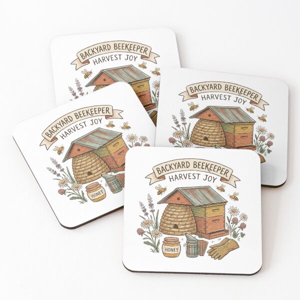 Item preview, Backyard Beekeeper Harvest Joy - Save the Bees designed and sold by MarchyStudio.