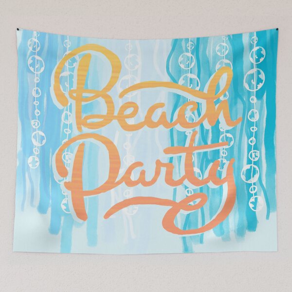 Item preview, Beach Party Typography Piece designed and sold by jshuphotography.