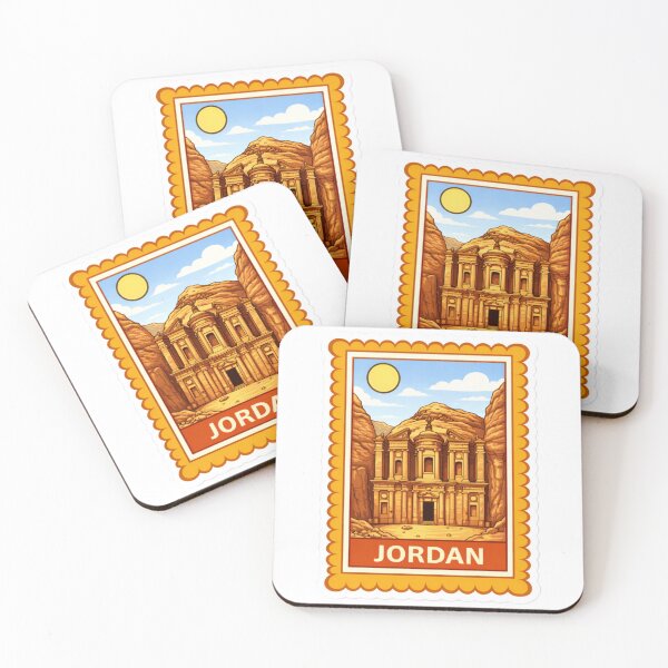 Item preview, Jordan Petra Treasury Travel Stamp Sticker Magnet designed and sold by CLOUTKULT.