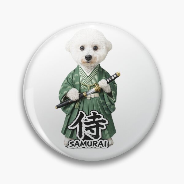 Item preview, Samurai Dog – Cute Japanese Warrior Poodle | Kawaii Japan Samurai Design designed and sold by ObabaShoten-jp.