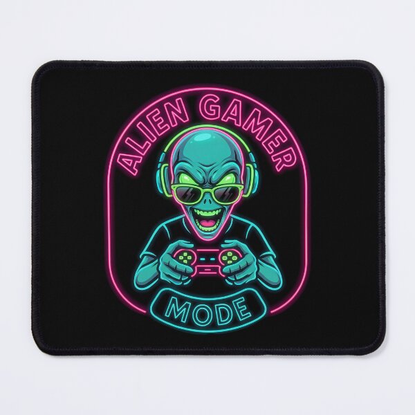 Item preview, Alien Gamer Mode Neon T-Shirt Retro Gaming Aesthetic Funny Space Gamer Design designed and sold by Prime legend .