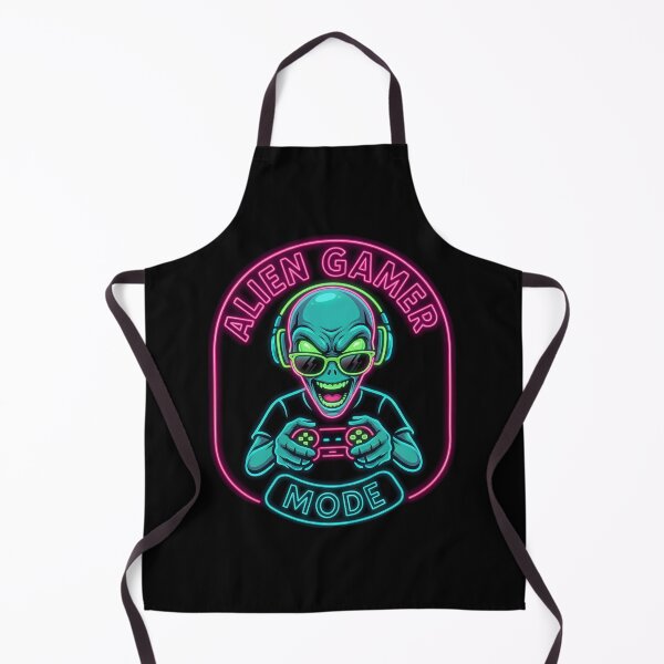 Item preview, Alien Gamer Mode Neon T-Shirt Retro Gaming Aesthetic Funny Space Gamer Design designed and sold by Prime legend .