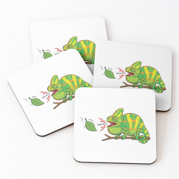 Item preview, Hissing At Leaves Dramatic Veiled Chameleon designed and sold by Petzzz.