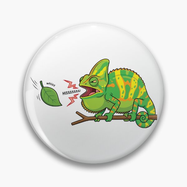 Item preview, Hissing At Leaves Dramatic Veiled Chameleon designed and sold by Petzzz.