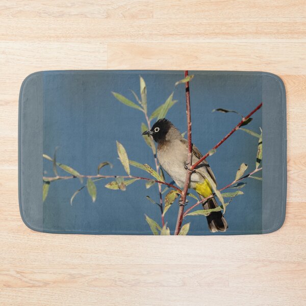 Item preview, White Spectacled Bulbul on Branch – Wildlife Bird Photography Nature Aesthetic Wall Art designed and sold by onubi.