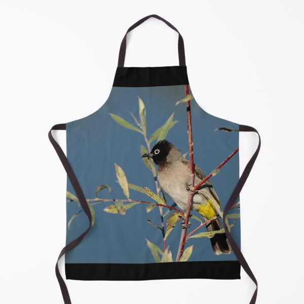 Item preview, White Spectacled Bulbul on Branch – Wildlife Bird Photography Nature Aesthetic Wall Art designed and sold by onubi.
