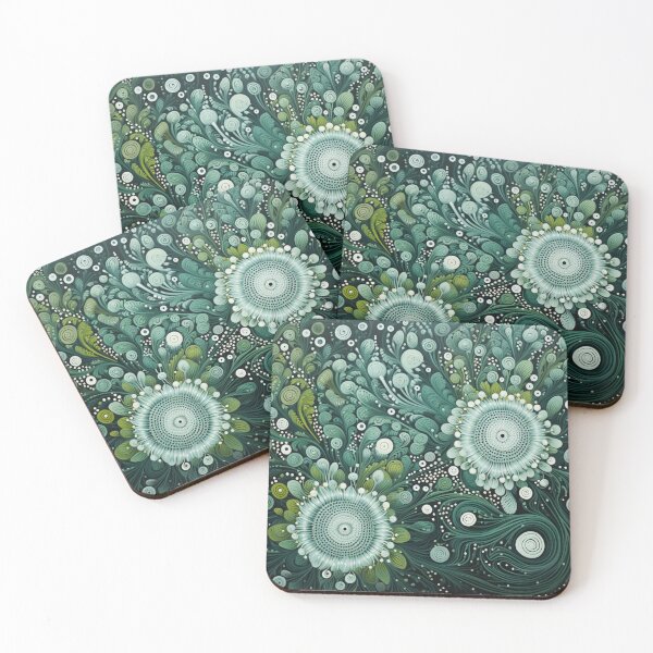 Item preview, Aboriginal Inspired Dot Art - Blooming Nature designed and sold by GrinGalore.