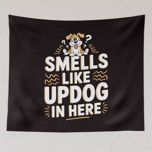 Item preview, Smells Like Updog In Here – Sarcastic Dad Joke Awkward Humor designed and sold by Redgiant87x.