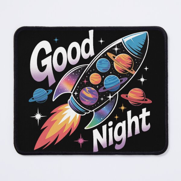 Item preview, Rocket Good Night designed and sold by YounexxART.