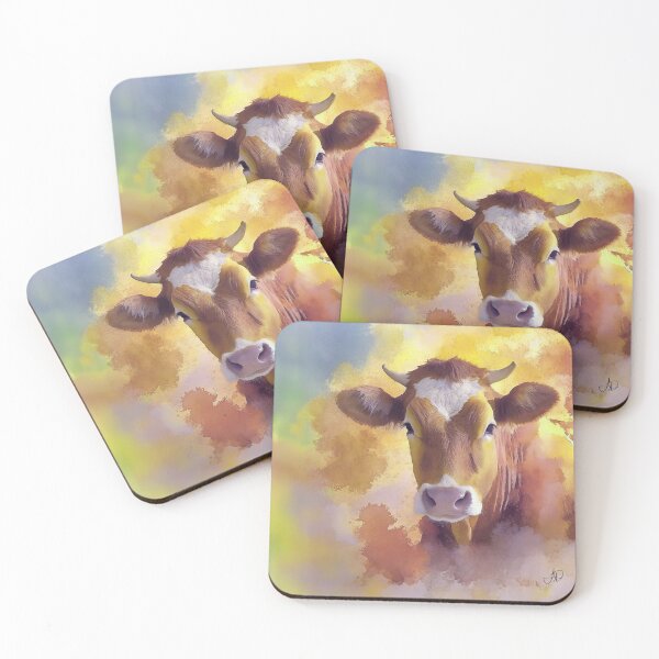 Item preview, Cow - Signature Art Collection designed and sold by SadSacDesigns.