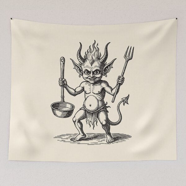 Item preview, The Curious Coal Sprite Ukobach designed and sold by taiche.