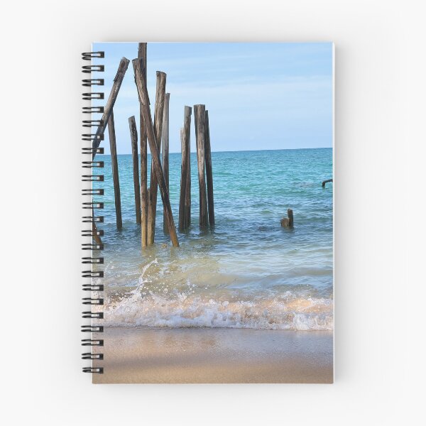 Item preview, A sea view with a breakwater. designed and sold by Beeza Art Shop.